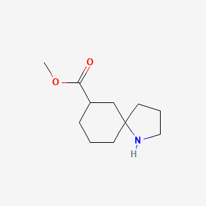 molecular formula C11H19NO2 B13915427 Methyl 1-azaspiro[4.5]decane-7-carboxylate 