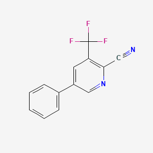 2-Cyano-5-phenyl-3-(trifluoromethyl)pyridine
