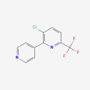 3-Chloro-2-(pyridin-4-yl)-6-(trifluoromethyl)pyridine