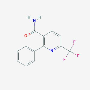 2-Phenyl-6-(trifluoromethyl)nicotinamide