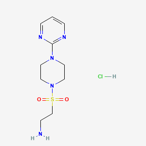 2-((4-(Pyrimidin-2-yl)piperazin-1-yl)sulfonyl)ethanamine hydrochloride