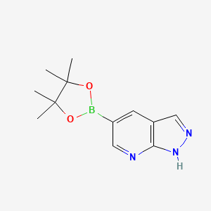 5-(4,4,5,5-Tetramethyl-1,3,2-dioxaborolan-2-yl)-1H-pyrazolo[3,4-b]pyridine