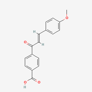 4-[3-(4-Methoxyphenyl)prop-2-enoyl]benzoic acid