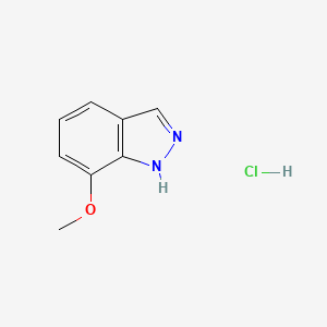 molecular formula C8H9ClN2O B13915871 7-Methoxy-1H-indazole hydrochloride 
