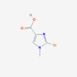 molecular formula C5H5BrN2O2 B1391589 2-Bromo-1-methyl-1H-imidazole-4-carboxylic acid CAS No. 852181-03-4