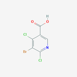 molecular formula C6H2BrCl2NO2 B1391592 5-Bromo-4,6-dichloronicotinic acid CAS No. 1216474-94-0