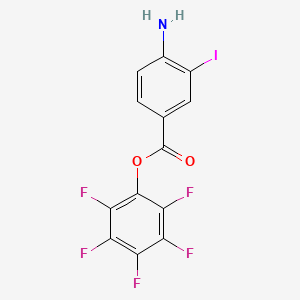molecular formula C13H5F5INO2 B1391597 Pentafluorophenyl 4-Amino-3-iodobenzoate CAS No. 1086375-59-8