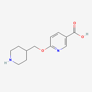6-(Piperidin-4-ylmethoxy)nicotinic acid