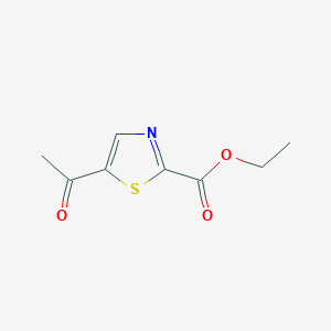 molecular formula C8H9NO3S B13916236 Ethyl 5-acetylthiazole-2-carboxylate 