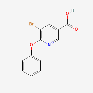 5-Bromo-6-phenoxynicotinic acid