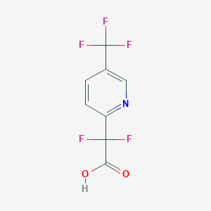 molecular formula C8H4F5NO2 B1391626 Difluoro[5-(trifluoromethyl)pyridin-2-yl]acetic acid CAS No. 1215583-64-4