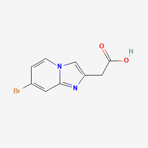 molecular formula C9H7BrN2O2 B1391631 (7-Bromoimidazo[1,2-a]pyridin-2-yl)acetic acid CAS No. 1217061-44-3