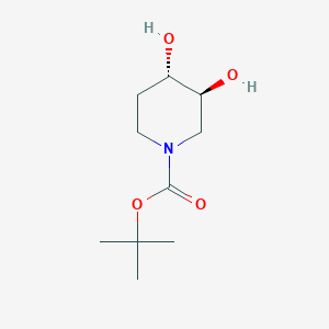 molecular formula C10H19NO4 B13916335 Tert-butyl trans-3,4-dihydroxypiperidine-1-carboxylate 