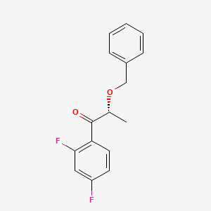 (2R)-2-(Benzyloxy)-1-(2,4-difluorophenyl)propan-1-one