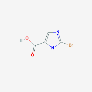 molecular formula C5H5BrN2O2 B1391638 2-Bromo-1-methyl-1H-imidazole-5-carboxylic acid CAS No. 852180-96-2