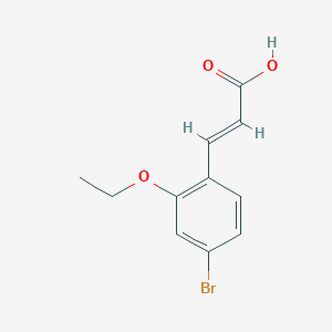 3-(4-Bromo-2-ethoxyphenyl)acrylic acid