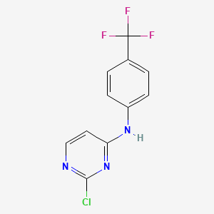 2-Chloro-N-(4-(trifluoromethyl)phenyl)pyrimidin-4-amine