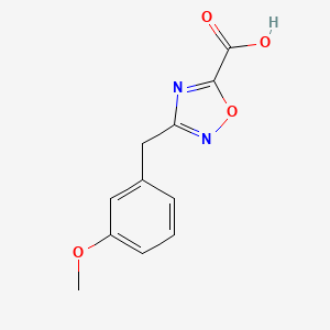 3-(3-Methoxybenzyl)-1,2,4-oxadiazole-5-carboxylic acid