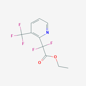Ethyl Difluoro[3-(trifluoromethyl)pyridin-2-yl]acetate