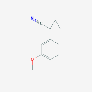 1-(3-Methoxyphenyl)cyclopropanecarbonitrile