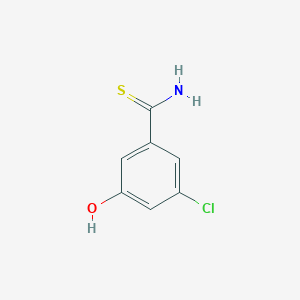 3-Chloro-5-hydroxybenzenecarbothioamide