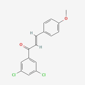 1-(3,5-Dichlorophenyl)-3-(4-methoxyphenyl)prop-2-en-1-one