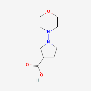 1-Morpholin-4-ylpyrrolidine-3-carboxylic acid