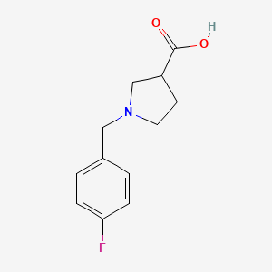 1-(4-Fluorobenzyl)pyrrolidine-3-carboxylic acid