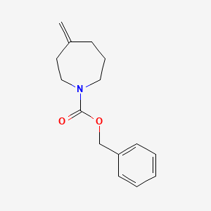 molecular formula C15H19NO2 B13916665 Benzyl 4-methyleneazepane-1-carboxylate 