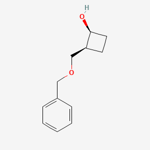 molecular formula C12H16O2 B13916729 cis-2-(Benzyloxymethyl)cyclobutanol 