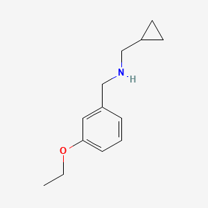 molecular formula C13H19NO B1391679 Cyclopropylmethyl-(3-ethoxybenzyl)amine CAS No. 1179944-39-8