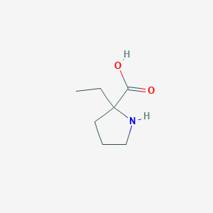 molecular formula C7H13NO2 B1391684 2-Ethylproline CAS No. 1284942-95-5