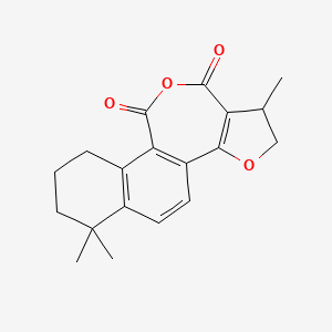 1,2,6,7,8,9-Hexahydro-1,6,6-trimethylfuro[3,2-c]naphth[2,1-e]oxepin-10,12-dione