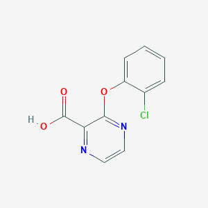 3-(2-Chlorophenoxy)pyrazine-2-carboxylic acid