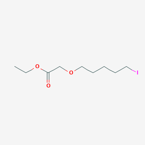 molecular formula C9H17IO3 B13916898 Ethyl 2-((5-iodopentyl)oxy)acetate 