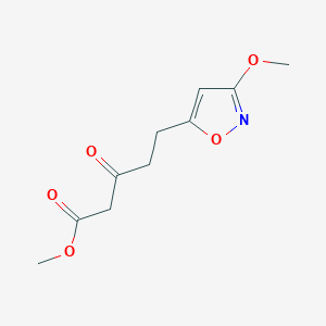 5-(3-Methoxy-isoxazol-5-yl)-3-oxo-pentanoic acid methyl ester