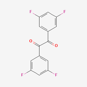 molecular formula C14H6F4O2 B13917039 1,2-Bis(3,5-difluorophenyl)ethane-1,2-dione CAS No. 223707-22-0