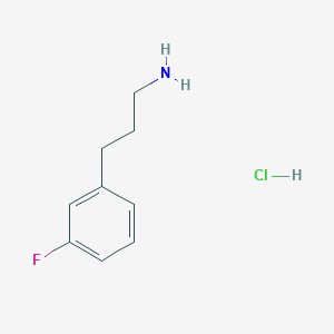[3-(3-Fluorophenyl)propyl]amine hydrochloride