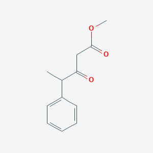 molecular formula C12H14O3 B1391711 Methyl 3-oxo-4-phenylpentanoate CAS No. 55696-39-4