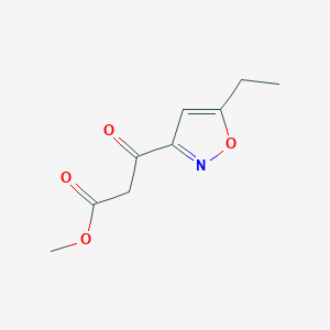 3-(5-Ethyl-isoxazol-3-yl)-3-oxo-propionic acid methyl ester
