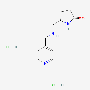 (5R)-5-{[(4-Pyridinylmethyl)amino]methyl}-2-pyrrolidinone dihydrochloride