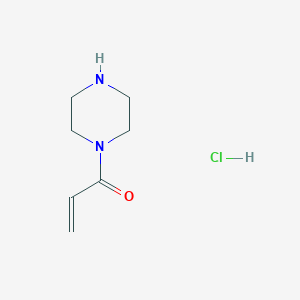 molecular formula C7H13ClN2O B1391727 1-(Piperazin-1-yl)prop-2-en-1-one hydrochloride CAS No. 1235440-97-7