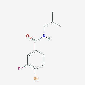 4-bromo-3-fluoro-N-(2-methylpropyl)benzamide