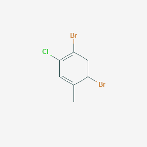 molecular formula C7H5Br2Cl B13917459 5-Chloro-2,4-dibromotoluene 