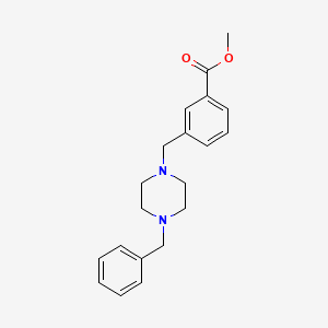 molecular formula C20H24N2O2 B1391755 Methyl 3-[(4-benzylpiperazin-1-yl)methyl]benzoate CAS No. 1223253-84-6