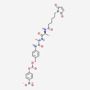 molecular formula C30H33N5O10 B13917637 Mal-Ala-Ala-PAB-PNP 