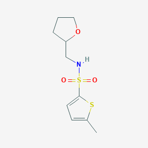 5-Methyl-N-(tetrahydrofuran-2-ylmethyl)thiophene-2-sulfonamide