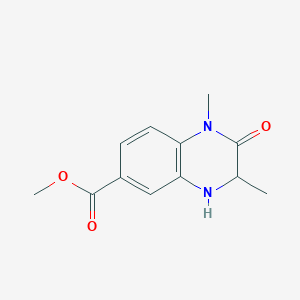 Methyl 1,3-dimethyl-2-oxo-1,2,3,4-tetrahydroquinoxaline-6-carboxylate