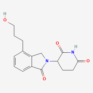 molecular formula C16H18N2O4 B13917810 Phthalimidinoglutarimide-C3-OH 