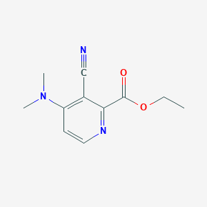 Ethyl 3-cyano-4-(dimethylamino)-2-pyridinecarboxylate